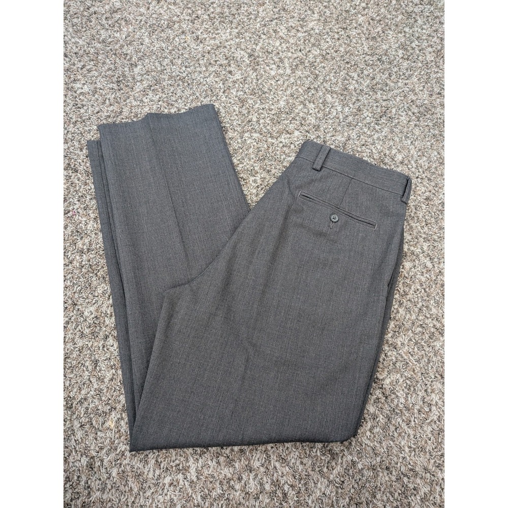 J. Crew Classic Fit Wool Blend Suit Pants Dress Pant Gray Men 34/30 (Tag 35)